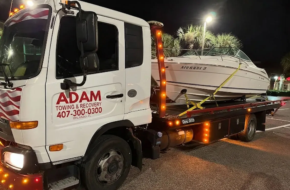Boat Towing Service By Adam Towing & Recovery — Ocoee, FL